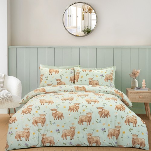 Daisy highland cow printed - cow,