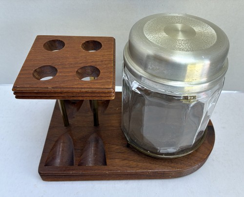 Vintage glass humidor 4 - ,