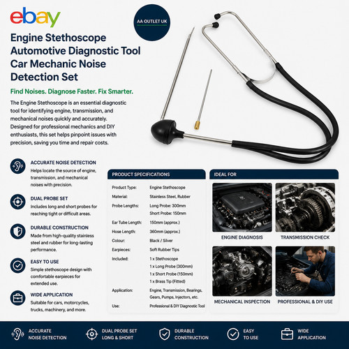 Engine stethoscope automotive - stethoscope,