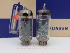 Telefunken EF804S ◇ Bottom Matched Pair - Berlin 1954/1955 - Tested Strong