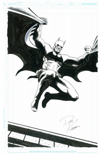 Batman original comic art - batman,