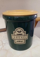 Green Ceramic Bread Storage