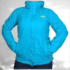 The North Face aqua and green