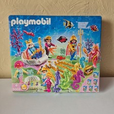 Playmobil 5002 Mermaids Seahorses Giant shell Merking  Retired 
