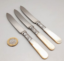 3 Antique Butter or Tea Knives