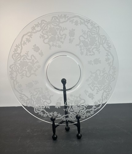 Fostoria crystal plate - , in