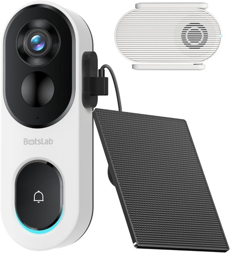 Botslab solar doorbell camera - doorbell,