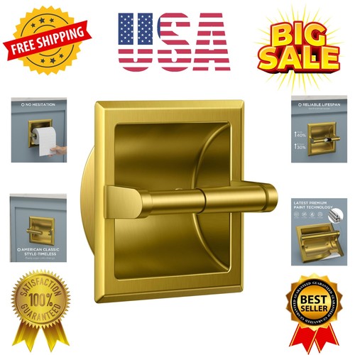 Recessed toilet paper - recessed, holder