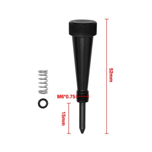Black air fuel mixture screw - air,