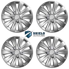 Wheel Trims 16" Hub Caps Rapide NC Plastic Covers Set of 4 Silver Fit R16