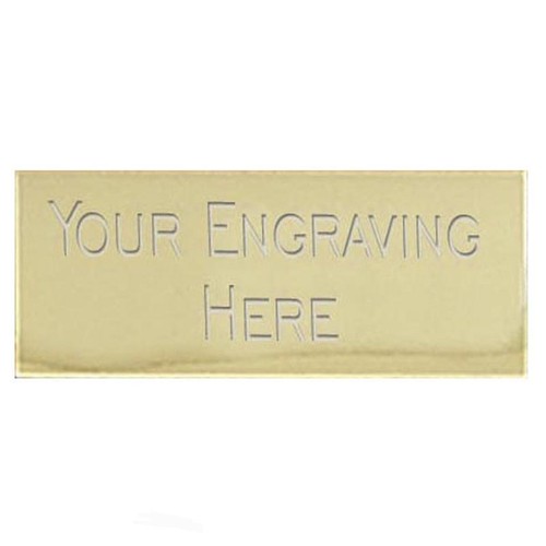 Engraved trophy nameplate - engraved,