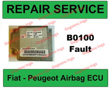Fiat Airbag ECU REPAIR SERVICE- Ducato, Peugeot Boxer, Citroen Relay B0100 fault