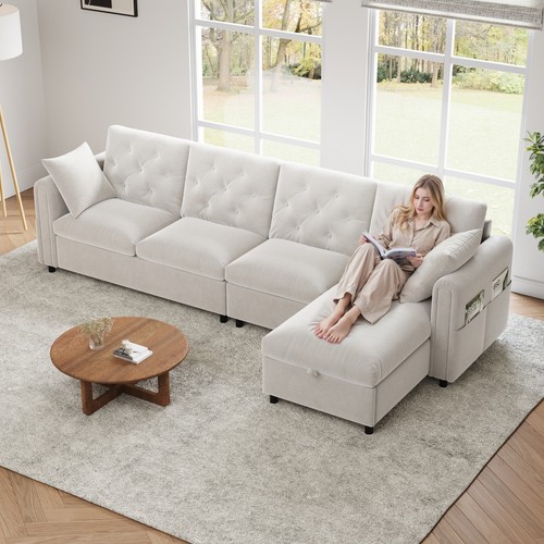 Shaped corner sofa seater - l,