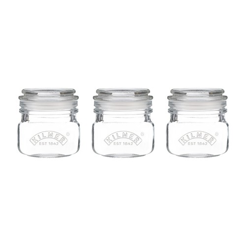 Kilner square push top storage - kilner,