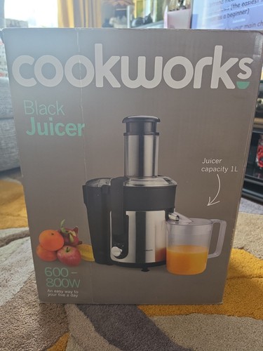 Cookworks juicer 800w - cookworks,