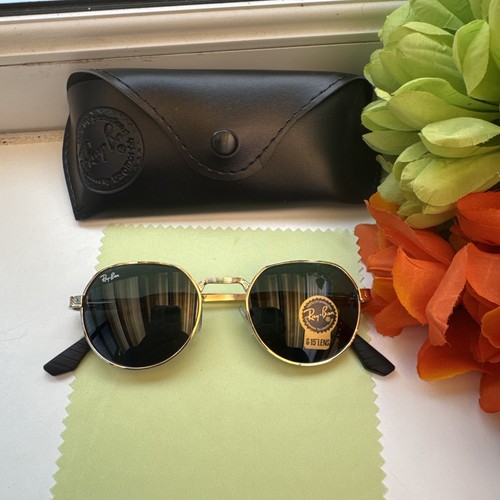 Rayban golden round women - golden,