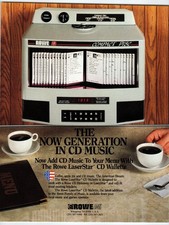 1980s Rowe AMI CD Wallette Jukebox Flyer Vintage Music Ephemera