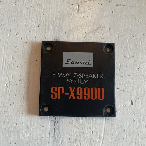 Sansui x9900 speaker - sp-x9900, emblem