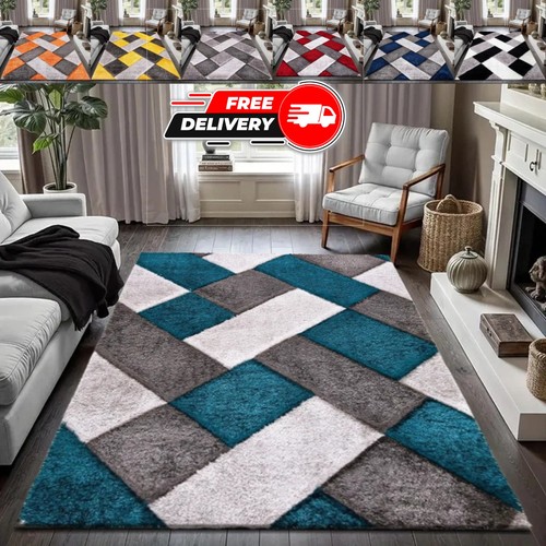 Large shaggy rugs hallway - large,