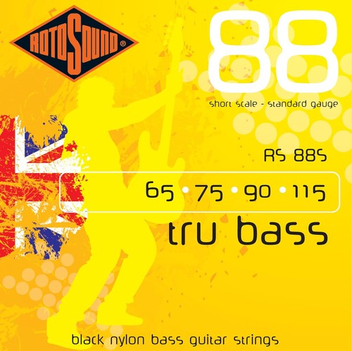 Rotosound rs88s black - rs88s, nylon