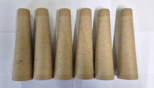 KNITTING MACHINE SEWING EMBROIDERY WOOL WINDER LARGE CARDBOARD YARN CONES X 6