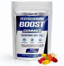 Testo Boost Vitamin Gummies - Pk 90 - Energy & Endurance - Ginseng - Tribulus