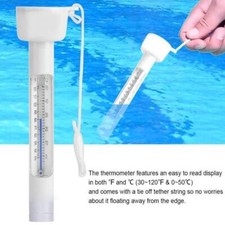 White Swimming Pool Thermometer Floating Water Temperature Gauge  Swimming Pool