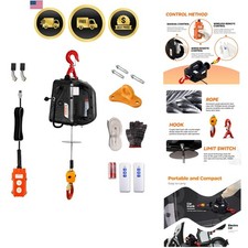 Electric Hoist Winch 1500W