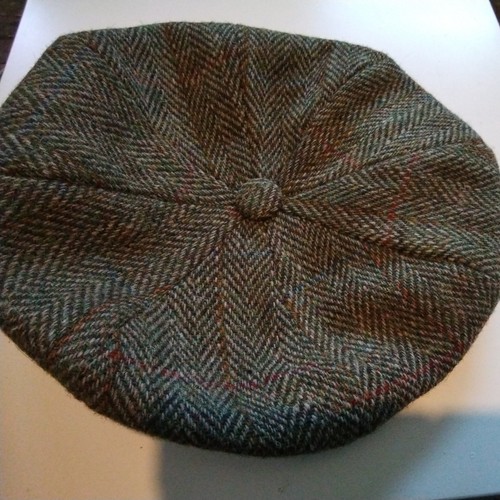 Harris tweed men flat cap - harris,