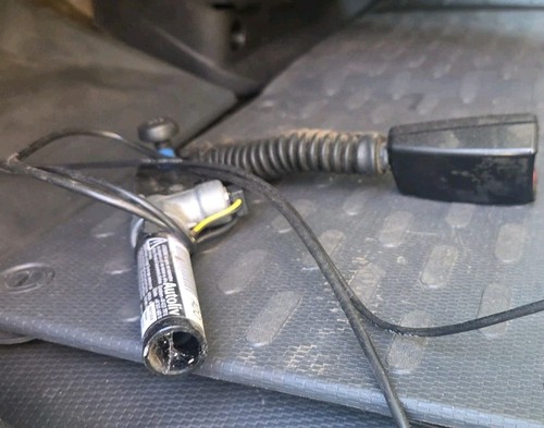 Passenger seat belt - , tensioner