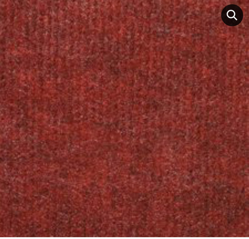 Ruby red wide cord carpet - 1m,