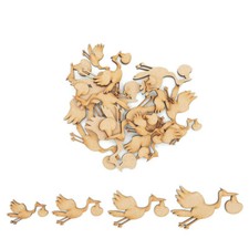 Stork with baby MDF Craft