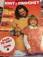 Kids Knitting Magazine Age 3 - 14 Jumper Top Hat Jacket Cardigan Shawl Bag Dress
