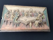 Vintage 3D Resin Wall Plaque