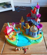Vintage Polly Pocket Beauty And The Beast Magical Castle 1995 95% Complete. 