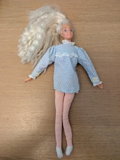 Barbie Doll...Soft Body Bedtime Barbie...1995 Vintage...with Blue Pyjamas