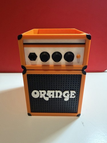 Orange guitar amp storage - orange, box