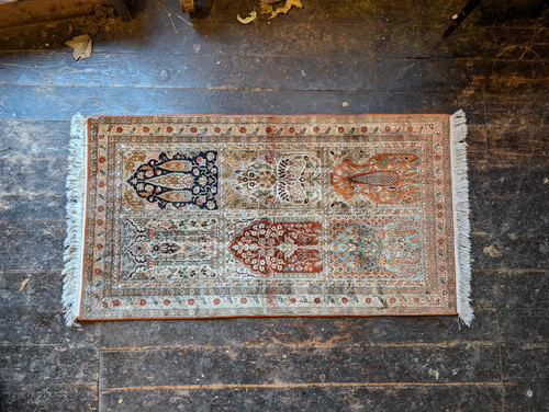 Vintage hand knotted - 5',