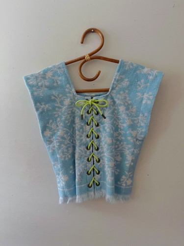 Handmade boho lace crop top - boho, lace-up