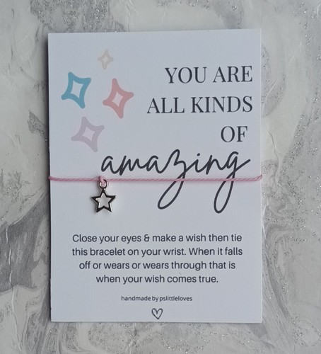 Amazing friend wish bracelet - friend,