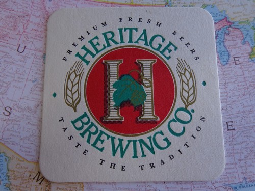 Rare beer coaster heritage - coaster,