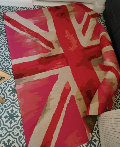 Union jack flag - jack, pink