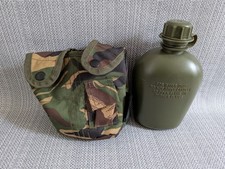 Kombat Military Patrol Water Bottle Canteen with Pouch Screw Cap Hiking Camping