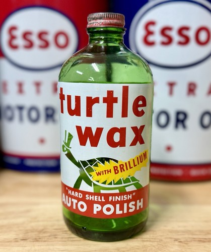 Vintage turtle wax auto polish - turtle,
