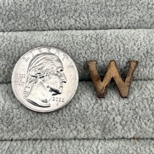 Vintage Letter W Name Initial
