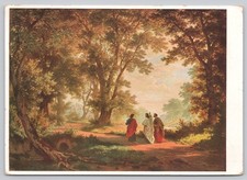 c37692 R Zund  art painting   postcard