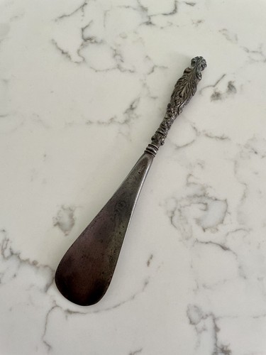 Vintage shoe horn steel - shoe,