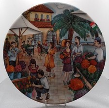 Pottery Plate/Charger : Market