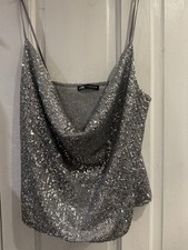 Zara Women's Silver Sequin