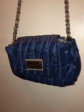 Adolfo Dominguez Blue Clutch